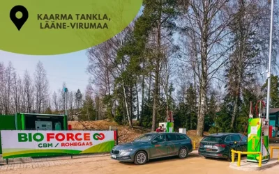 Bioforce avas Ebavere külas uue biometaani tankla!