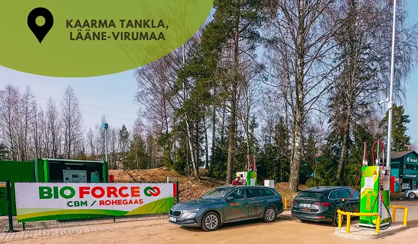 Bioforce avas Ebavere külas uue biometaani tankla!